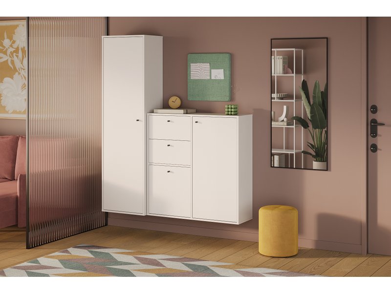 Модульная прихожая Сайрис 1 Белый