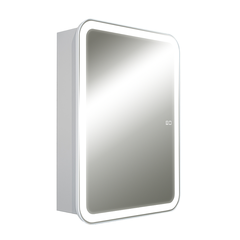 Зеркальный шкаф AQUAme AQM9202 60 с подсветкой цвет Белый