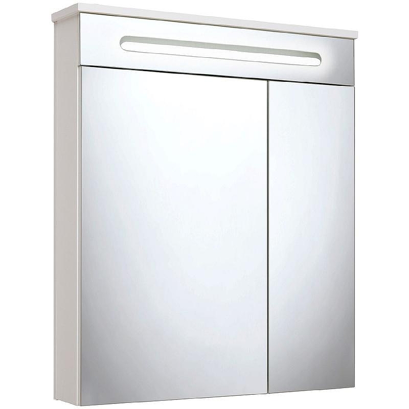 Зеркальный шкаф Runo Парма 60 00000001147 с подсветкой Белый