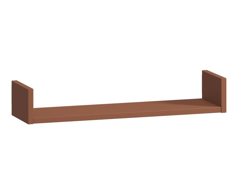 Полка Чейз 60x10 Терракотовый