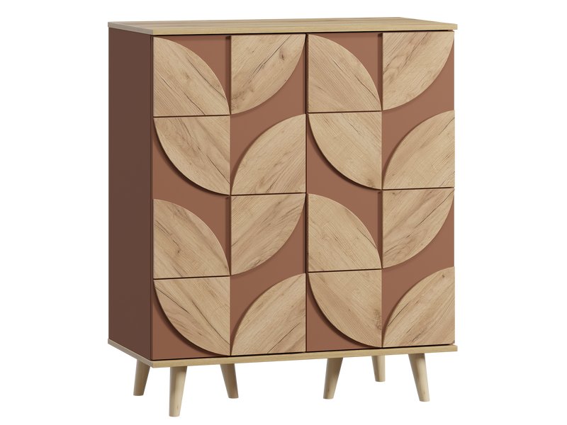 Тумба Модерн 93x111 Терракотовый