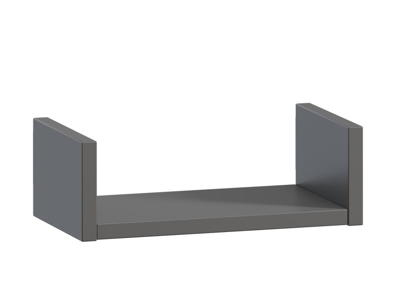 Полка Чейз 30x10 Графитовый