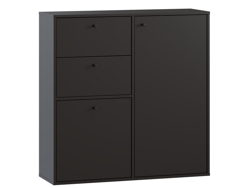 Обувница подвесная Сайрис 98x99 Черный