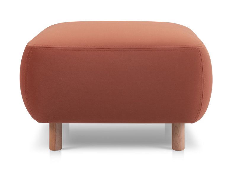 Пуф Пайпел Велюр Терракотовый